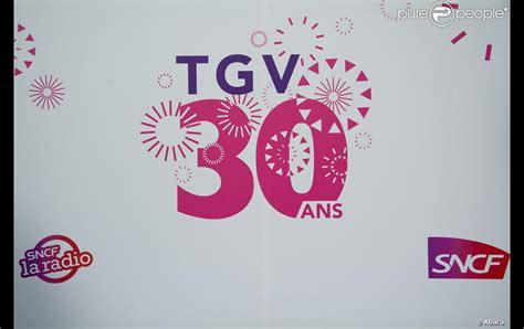 Tgv Fête Ses 30 Ans Cette Année Gare De Lyon Le 24092011 Purepeople