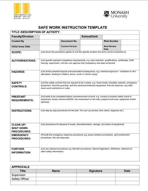 6 Work Instruction Examples To Boost Process Efficiency Template