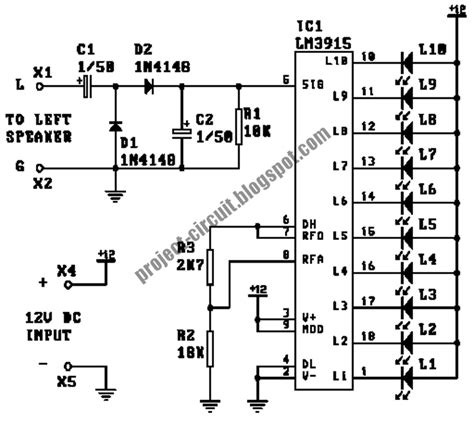You only need a very good soldering skill and lots of patience for this diy project. Free Project Circuit Diagram: LED VU Meter Circuit Using LM3915 IC
