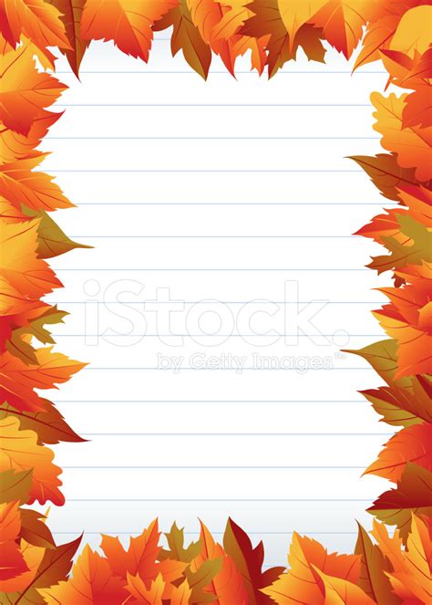 Autumn Leaves Frame Stock Photos