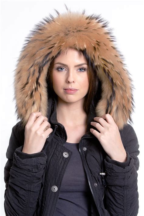 Buy Premium Gold Medium Fur Hood Fur Hoodie Style Fashion Online At Your Furs Online Shop