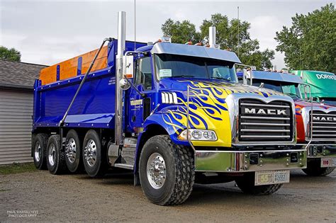 Mack Custom Quad Axle Dump Mack Dump Truck Mack Trucks Lifted Trucks