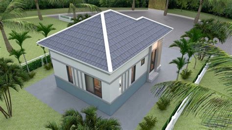 House Plans 6×8 With 2 Bedrooms Full Plans With Hip Roof Engineering
