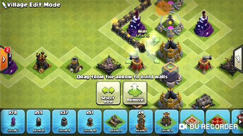 Clash Of Clans Funny Base Designs Th9 Funny Base Design Compilation