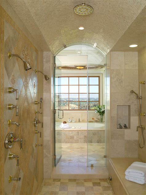 Here are several ideas for you to brainstorm as you begin this all your guests will beg to take a shower in your personal bathroom just to see the shower in action. Do-It-Yourself: Installing a Tile Shower - HomesFeed