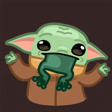 Baby Yoda Telegram Stickers On Behance Yoda Sticker Star Wars