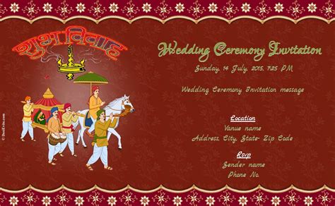 Free online indian wedding card maker with photo. Free Wedding-India Invitation Card & Online Invitations