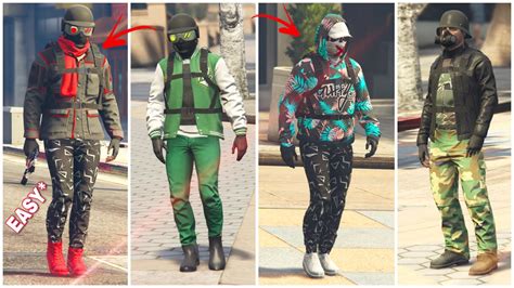 4 Easy Outfits Tryhard Outfits Gta 5 Online Using Clothing Glitches
