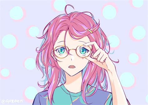 Wallpaper Girl Glasses Anime Art Hd Widescreen High Definition