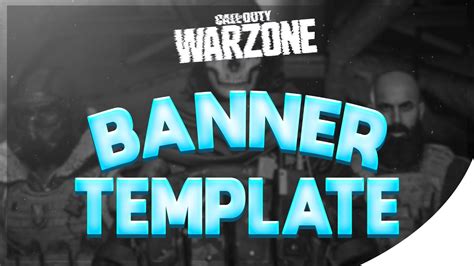 Warzone Banner Template Download Youtube