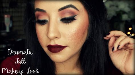 dramatic fall makeup tutorial youtube