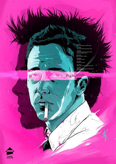 Fight Club Fight Club Movie Poster Art Fight Club Poster