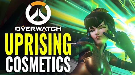 Uprising Skins Emotes And Highlight Intros Overwatch Youtube