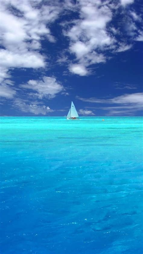 Summer Caribbean Blue Ocean Iphone Wallpaper Color Glitter Sparkle
