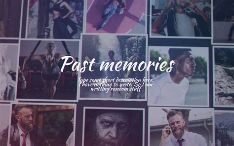 Past Memories After Effects Template - TemplateMonster