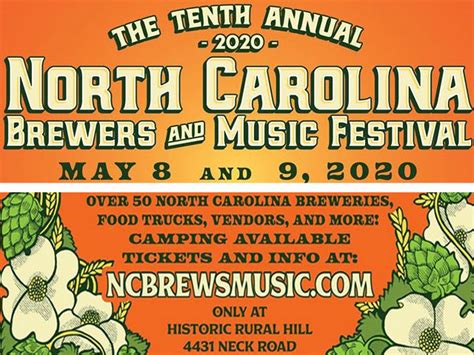 Only 2,000 tickets are sold. North Carolina Brewers and Music Festival Postponed To 2021 Due To Coronavirus - WCCB Charlotte's CW