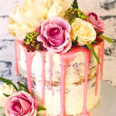 Latest 2016 Wedding Cake Trend Color Drip Cakes Arabia