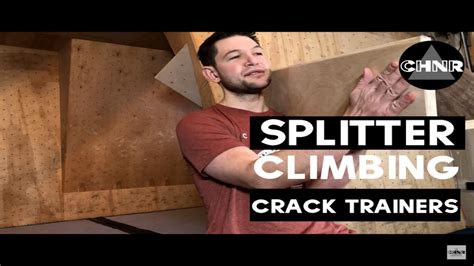 Splitter Climbing Crack Trainer Volumes Rock Climbing Tutorial