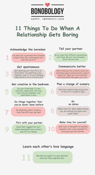 11 Things To Do When A Relationship Gets Boring