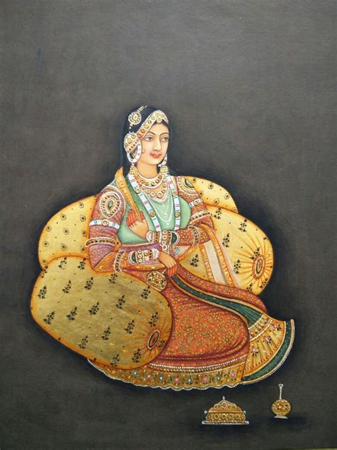 Multicolor Wooden Mughal Lady Painting At Rs 11000piece In Jaipur Id