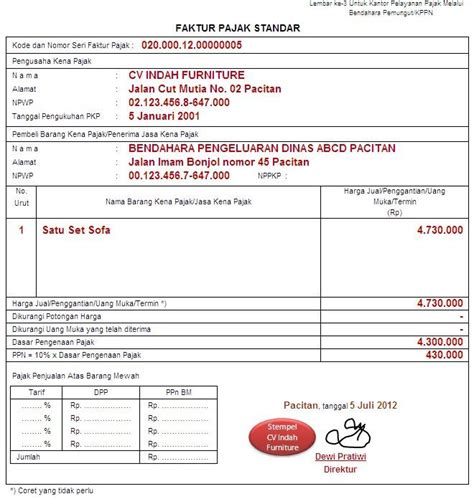 Mengenal Faktur Pajak Dan Fungsinya Cermati