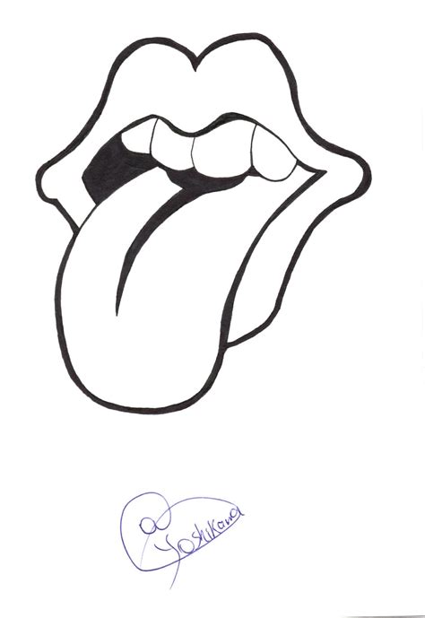 Rolling Stones Logo By Brainglitches On Deviantart