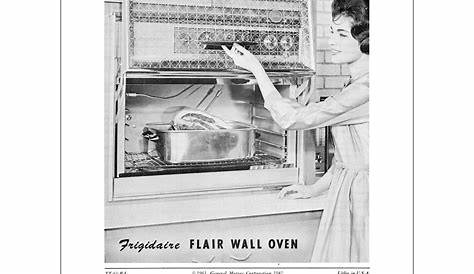 Kitchen Range Library-1961-1963 Frigidaire Flair Wall Oven Tech-Talk