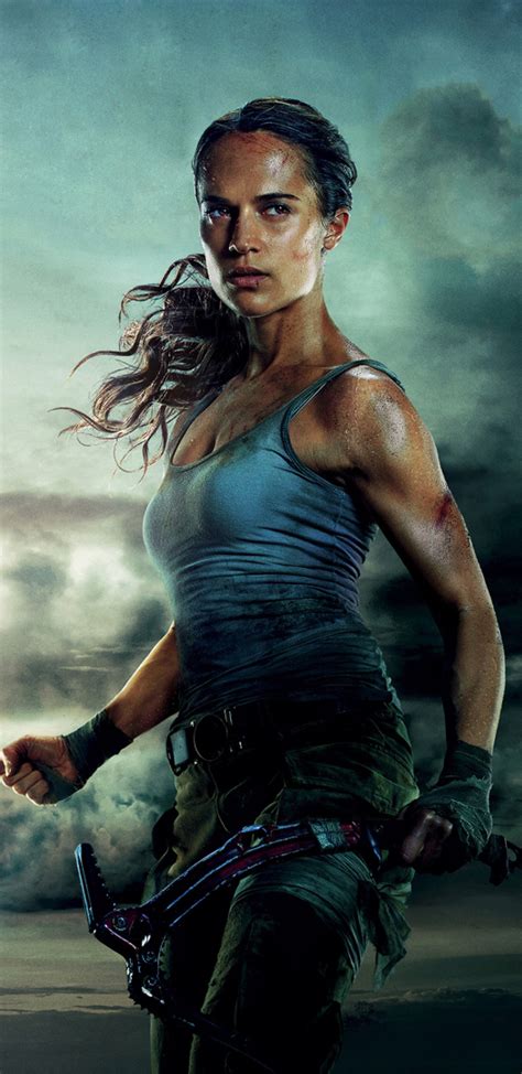 1440x2960 Resolution Alicia Vikander Tomb Raider 2018 Movie Samsung