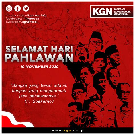 Selamat Hari Pahlawan Koperasi Garudayaksa Nusantara