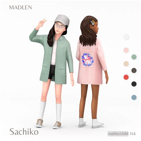 Madlen — Sachiko Outfit Oversized Denim Jacket With An In 2021