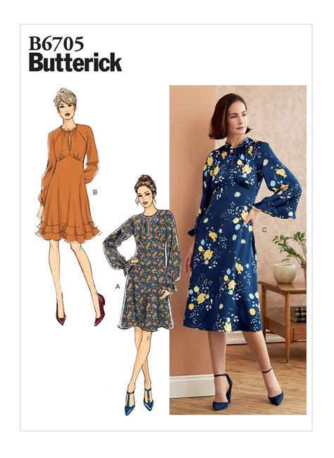 Butterick Misses Dress Patron Butterick Butterick Sewing Pattern