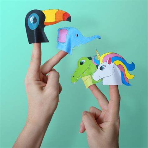 How To Make Paper Finger Puppets Craft Project Kids Will Love