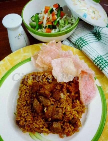 As chef eleanor ford writes in her cookbook, fire islands: Citra's Home Diary: Lamb/ mutton Fried Rice / Nasi goreng ...