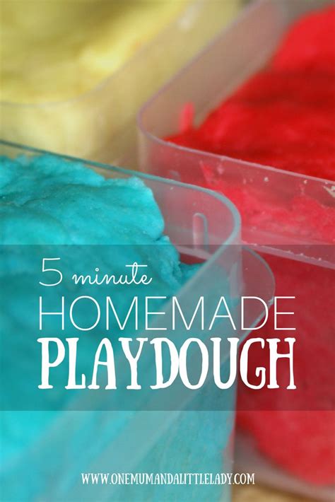 Best No Cook Playdough Recipe Without Tartar One Mum And A Little Lady