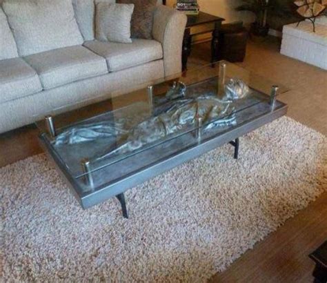 The star wars coffee table looks like it is truly from another world, but it is available for sale. I want this so freaking much | Coffee table