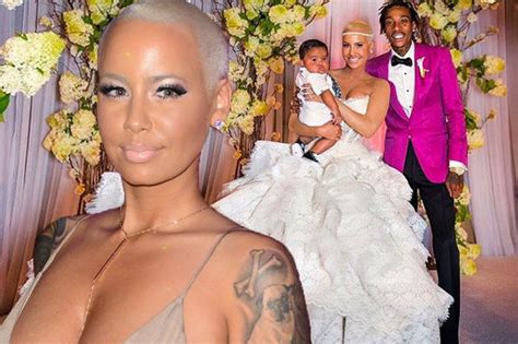 Because she is a queen. Amber Rose reveals family race battle: "They feel like ...