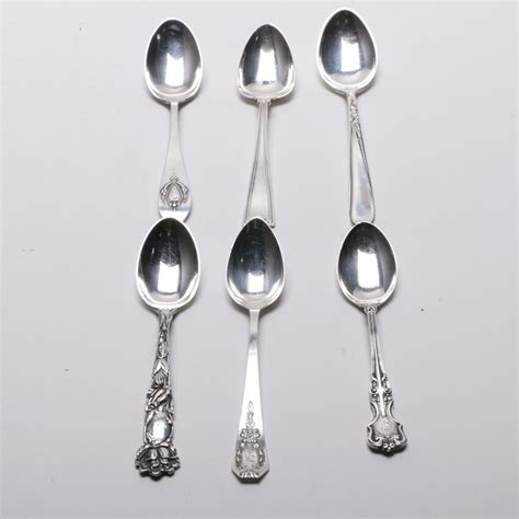 Antique And Vintage Sterling Silver Spoons Ebth