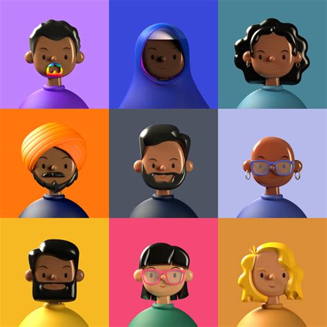 Toy Faces 3d Avatar Library — Amrit Pal Singh Custom Toys 3d Cartoon
