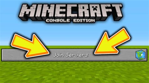 How To Join Servers On Minecraft Console Edition Minecraft Xbox 360