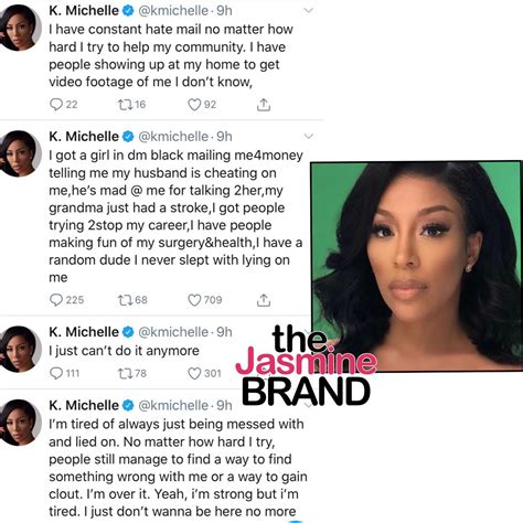 Kmichelle Says Someone Dmed Her The Jasmine Brand