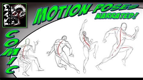 How To Draw Gestures And Motion In A Comic Book Art Style
