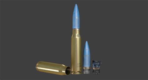 20mm Bullet Cartridge 3d Model Turbosquid 1344169