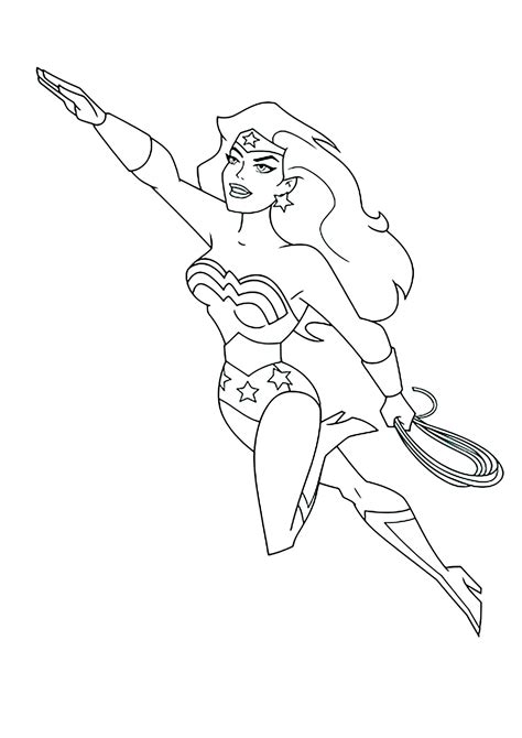 Free coloring pages wonder woman. Wonder Woman - Wonder Woman Kids Coloring Pages