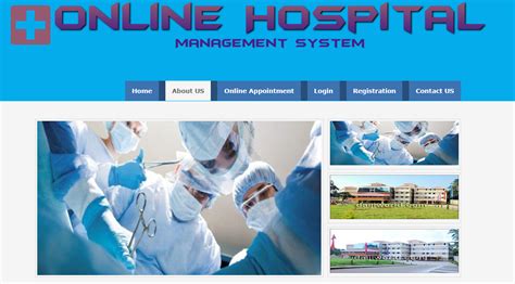 Online Hospital Management System Using Php Mysql Sourcecodester