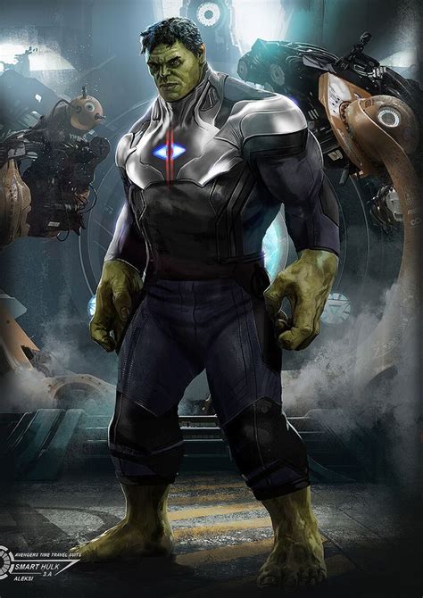 Artstation Avengers Endgame Hulk With Tilme Travel Suit Aleksi