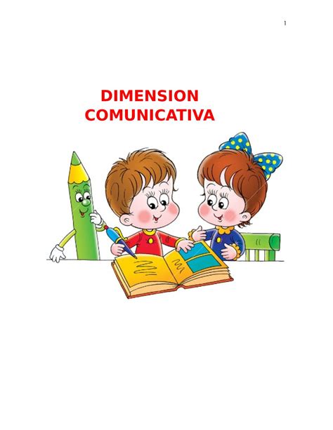 Calaméo Cartilla De La Dimensión Comunicativa