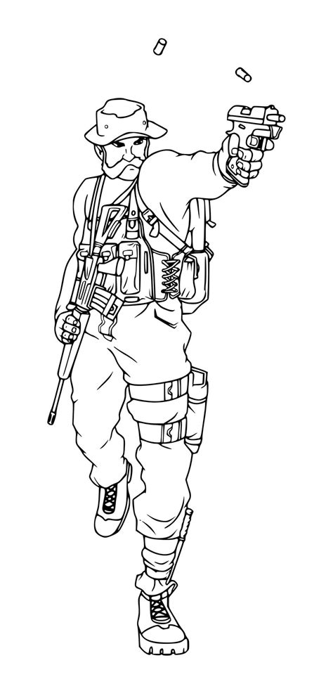 Dessin Call of Duty 10 Coloriages à Imprimer