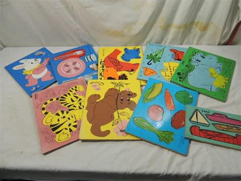 Total ratings 2, £3.99 new. LOT 9 VINTAGE WOODEN CHILDRENS PUZZLES