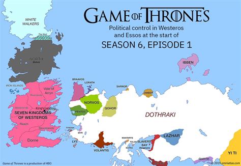 Got S6e1 Game Of Thrones Map Game Of Thrones Map