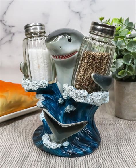 ebros ocean marine apex predator great white shark salt and pepper sha ebros t